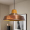 bamyum Asletl Pendelleuchte Esstisch Holz Ø41 cm, Hängelampe Esstisch Holz, Hängelampe Industrial Vintage, Küchenlampe Hängend Vintage, Wohnzimmerlampe Pendelleuchte Kupferfarbe Küchenlampe Hängend