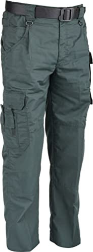 Bluelight Blueline Unisex Niton Tactical Lightweight Ripstop Trousers Midnight Green Ambulance Paramedic 34 Leg (as8, Waist, Numeric_30, Regular, Long)