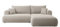 Selsey Sofa Ecksofa Eckcouch Schlafsofa Couch Mit Stauraum Schlaffunktion Pflegeleicht Polyurethanschaum L Form Rechts OVO Hellbeige Veloursoptik Castel