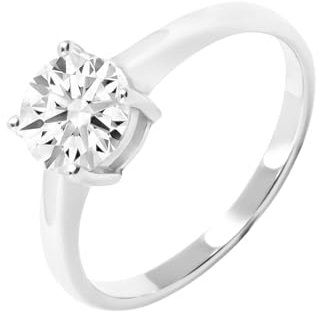 The Jewellery Stockroom Ring 9 Karat (375) Weißgold Zirkonia, Gold