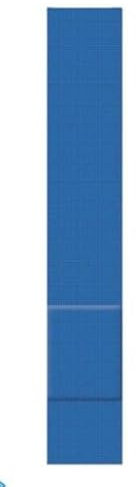 Detektierbarer Fingerverband, Fingerpflaster, Wundpflaster, Wund-Verband, Finger-Strip, detektierbar, 100 Stück in blau