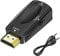 SZJUNXIAO HDMI vers VGA Adaptateur mâle Femelle avec câble Audio Jack 3,5 mm Compatible Moniteur/Ordinateur Portable/Ordinateur/PC/projecteur/HDTV/Chromebook/Xbox et Plus