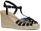 Geox D GELSA A, Sandalo con Zeppa Donna, Black, 40 EU