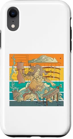 Hülle für iPhone XR Katana Schmied Schwert machen traditionelles Handwerk Japan