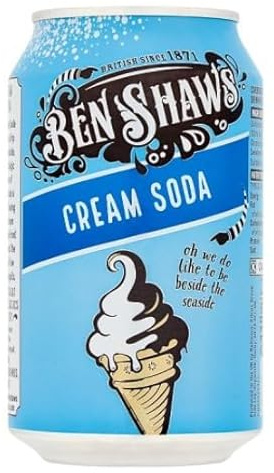 24 x Cream Soda 330ml Delicious Tasty And Twisty Treat Gift Hamper For Birthday,Christmas,Easter