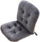 Coussin de Chaise avec Dossier, Coussin de Chaise, Coussin D'assise et Coussin de Dossier pour Chaises, Fauteuils, Coussin À Dossier Bas, Coussin Rembourré, Coussin de Siège de Chaise de Jardin