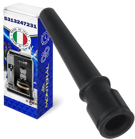 MONTERAL Tubo Interior del Boquilla para Espumador de Leche para Cafetera Superautomática con Código Original 5313247231 para DeLonghi - MADE IN ITALY - Garantía de 10 Años