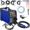 Saldatrice Inverter Mig 200A, Saldatrice Combinata MMA/Mig/Lift 3 in 1, Kit di Saldatura Ad Arco, con Supporto per Elettrodo, Morsetto di Lavoro, Cavo Adattatore di Alimentazione in Ingresso