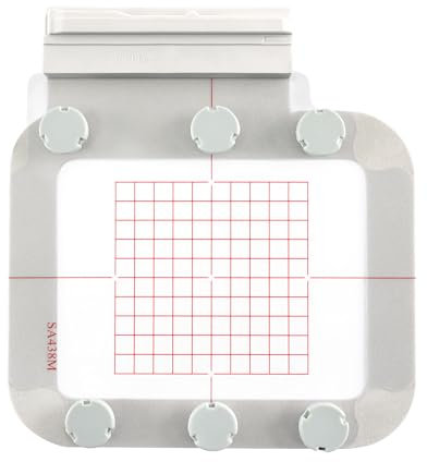 MagnaHoop Magnetischer Ring für Husqvarna Viking Designer Diamond Deluxe Rubin Royale Topas Pfaff Creative Sensation Vision Metall-Magnet Stickmaschine Schärpe Rahmen (5,9 x 9,4-VK438)