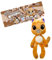 Bizak Bubble Pops, Peluches Mágicos Que multiplican su tamaño x5, Proceso emocionante y Olor a Chicle, 12 Diferentes Animales con Aroma y patitas Stem, Capibara Chocolate, (64492004-6)