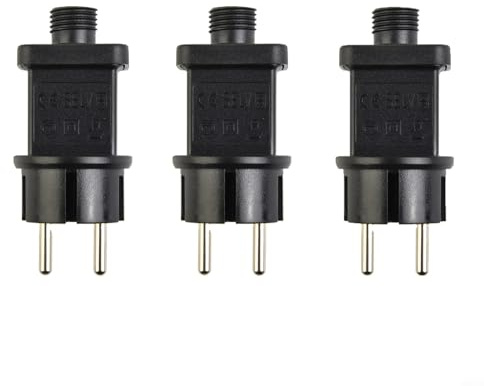 31V LED NetzteilIP44,max.3,6W Fairy Light Adapter,Hochleistungs Netzteiladapter,Ersatz Transformator Treiber für Weihnachtsbeleuchtung,Lichterketten,Eiszapfenlichter(3Pcs)