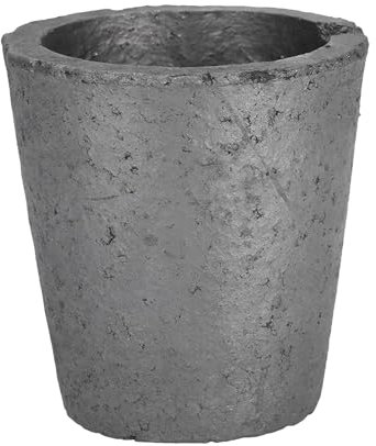 Graphite Crucible Set, High-Temp Refining Mold, Metal Furnace Tool Kit, Heat Resistant Casting Container, Ideal for Garage Melting Projects, Backyard Blacksmithing, Jewelry Studio