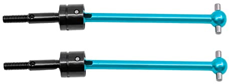 MXRGUMVI 2 Stück RC Auto Antriebswelle DIY Zubehör CVD Antriebswelle für TT02B 1/10 Auto Blau
