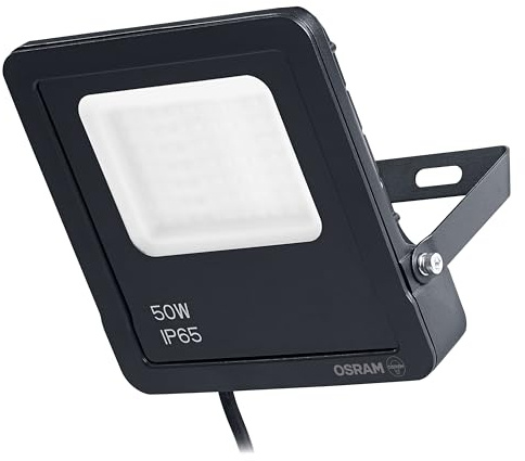 Osram SMART+ Matter Floodlight LED-Fluter, 10W, 800lm, RGBW 16 Mio. Farben, 3000K, WiFi Alexa/Google, IP65