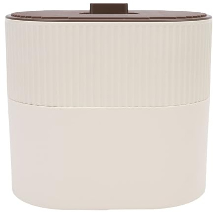 Brrnoo Electric Cup Washer Mini Automatic Cup Cleaner with One Press Operation for Kitchen Tea Sets Bar Outdoor Use (Coffee-colored)
