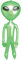 5' Green Inflatable Martian Alien Prop Toy Decoration by Rhode Island Novelty