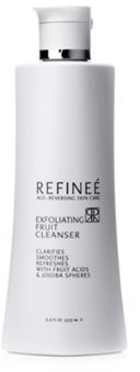 Refinee Detergente naturale per il viso per pelli inclini all'acne, scrub viso schiarente dei pori, lavaggio viso per pelle grassa, detergente delicato esfoliante e chiarificante per la pelle grassa e