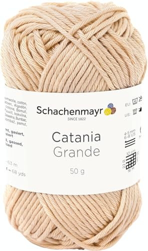 Schachenmayr Catania Grande 9807331-03212 sand Handstrickgarn, Häkelgarn, Baumwolle