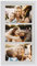 23 x 50 cm Cornice Multipla per 3 Foto 13x18 cm, Bianco