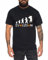 WhyKiki Super Son Goku Evolution T-Shirt pour Homme Dragon Master Son Ball Vegeta Turtle Roshi DB, Farbe2:Schwarz;Größe2:L