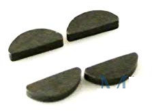 4 Woodruff Schlüssel passend für Kurbelwelle für Stihl MS380 MS381 Motorsäge