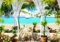 wandmotiv24 Fototapete Strandblick Meer Segelschiffe, XL 350 x 245 cm - 7 Teile, Wanddeko, Wandbild, Wandtapete, Sand, Meerblick, Entspannung M1098