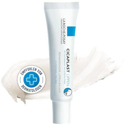 La Roche-Posay Cicaplast Lippen, Intensiv-Lippen-Pflege, Bei gereizten, spröden Lippen und Hautpartien, Sofort beruhigend, Schnell einziehende Textur mit Panthenol und Thermalwasser, 7,5 ml