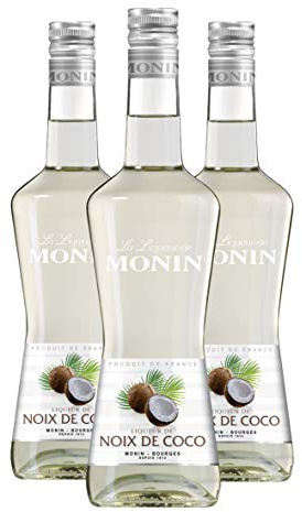 Monin Noix de Coco Kokosnuss Lik?r, 3er Pack
