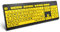 BOOGIIO Large Print Computer Keyboard Wired USB High Visibility Keyboard, Elderly High Contrast Keyboard, Oversized Letter for Visually Impaired Low Vision Individuals (Yellow+Black)