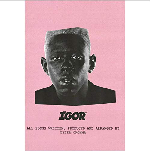 yhnjikl Poster Und Drucke Benutzerdefinierte Tyler Der Schöpfer Igor 2019 Rap Musik Album Kunst Poster Leinwand Malerei Wohnkultur 40X60 cm Ohne Rahmen