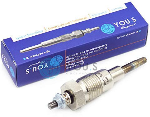 YOU.S Original 10,5 V Glühkerzen Komplettlänge [mm]: 87 für Oldtimer Traktor Schlepper