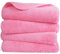Polyte - Toalla de Manos de Microfibra superabsorbente antipelusa - Secado rápido - Rosa - 41 x 76 cm - Pack de 4