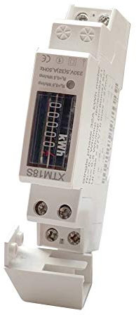 JVJ 5(32) A Stromzähler wechselstromzähler 1 Phsig Ein phasen Phase 230V Wattmeter kWh-Meter Hutschiene A DIN Rail