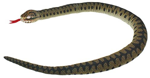 Cornelißen Kuscheltier - Schlange Kreuzotter - 150 cm lang
