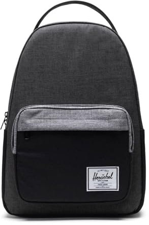 Herschel 10789-04890 Miller Black Crosshatch/Black/Raven Crosshatch Unisex - Erwachsene Tasche Einheitsgröße, Black Crosshatch/Black/Raven Crosshatch, Tasche