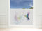 GRAZDesign Sichtschutzfolie Bunte Pusteblume mit Kolibri, Fensterfolie für Wohnzimmer, Küche, Büro, Blickdicht und lichtdurchlässig / 70x57cm