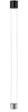 Paulmann 79786 LED Pendelleuchte Aldan II 8,3 / 1x5W Schwarz, Alu gebürstet dimmbar Aluminium