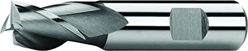 PTG 248440710800 PROFILINE HSS-Co PM Schaftfräser, DIN 844, Typ W, AlTin, 10mm Schaft Durchmesser, 8.0mm Nenn Durchmesser, 69mm Länge, 19mm Spannutlänge, 4 Zähne
