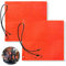 Anley 18x18 Inch Orange Warning Sign Safety Flags for Truck, Trailer, Car & Oversize Load Vehicle - Grommets and Bungee Cords - Vinyl Coated Nylon, Mesh Construction & Bright Color (Pack of 2)