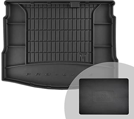 FROGUM ProLine 3D Alfombrilla Exclusiva de Goma cubeta Maletero para Nissan Qashqai I 2006-2013 | Práctico Organizador | Los Bordes más Altos | Al Tamaño