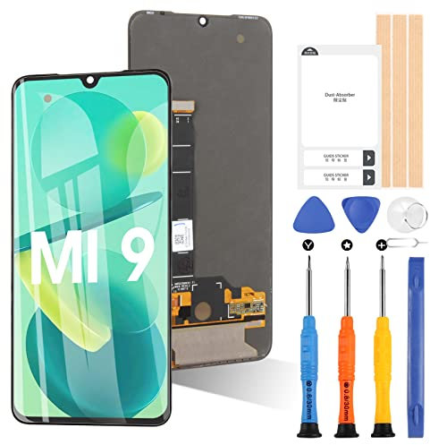 LCD Pantalla para Xiaomi Mi 9 M1902F1G AMOLED Pantalla Touch Digitalizer Glass Asamblea con Herramientas (No para Mi 9 Lite/Mi 9 SE/Mi 9T)