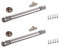 Resorte descendente amortiguador piston de gas lote pack de 2 unidades potencia de aguante de peso 60N,80N,100N,120N, resorte para puertas abatibles de mueble cocina armarios (100N)
