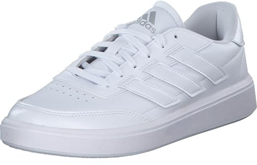adidas Women's Courtblock Shoes, Cloud White/Cloud White/Matte Silver, 6.5 UK