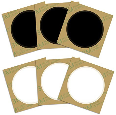 NFC Tag SANPOPO10Pcs Black Mix 10Pcs white Ntag215 Sticker Anti-metal NFC sticker works on metal, compatible with Android iOS phones and devices 504 bytes of memory fully programmable