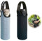 Flaschenhülle Neopren Flaschen Schutzhülle Glasflaschen Hülle Trinkflasche Thermohülle Trinkflasche Cover für den Schutz von Wasserflaschen in der Schule Arbeit im Fitnessstudio Auf Reisen 2 Pcs