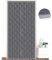 ZHhan Magnetic Thermal Insulated Door Curtain, Energy-Saving Privacy-Protecting Windproof,with Waterproof Cotton Curtain for Heater Room, Living Room,Easy to Insulated（Light Grey,80x210cm）