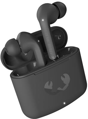 Fresh 'n Rebel Twins Fuse, True Wireless kabellose In-Ear-Bluetooth-Kopfhörer mit Spitze, mit Sprachassistent, Touch-Steuerung und eingebautem Mikrofon, 30 Stunden Spielzeit (Storm Grey)
