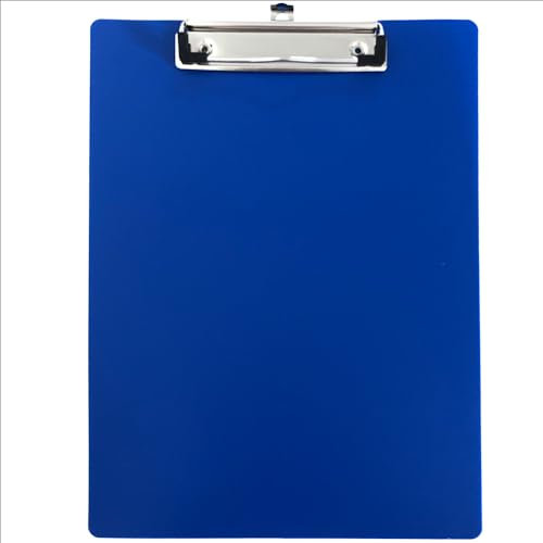 ACROPAQ Portablocco - Organizza i tuoi Documenti con la Nostra Cartellina Rigida A4 Blu Scuro in PP - 1x Portablocco A4