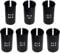 Pirhosigma Set of 7 Sizes Bike Seat Post Adapter Shim Bicycle Seat Tube Conversion Sleeve 27.2mm to 28.6/30/30.4/30.8/30.9/31.6/33.9mm 60mm Length Aluminum Alloy for Road Mountain Bike MTB