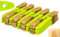 ToolSpace 36er Set Flachpinsel - 25 mm - Flachpinsel zum Malen - Ergonomischer Kunststoffstiel - Naturborsten mit Synthetikborstenmischung - Dichte Borsten - Für alle Arten von Farben